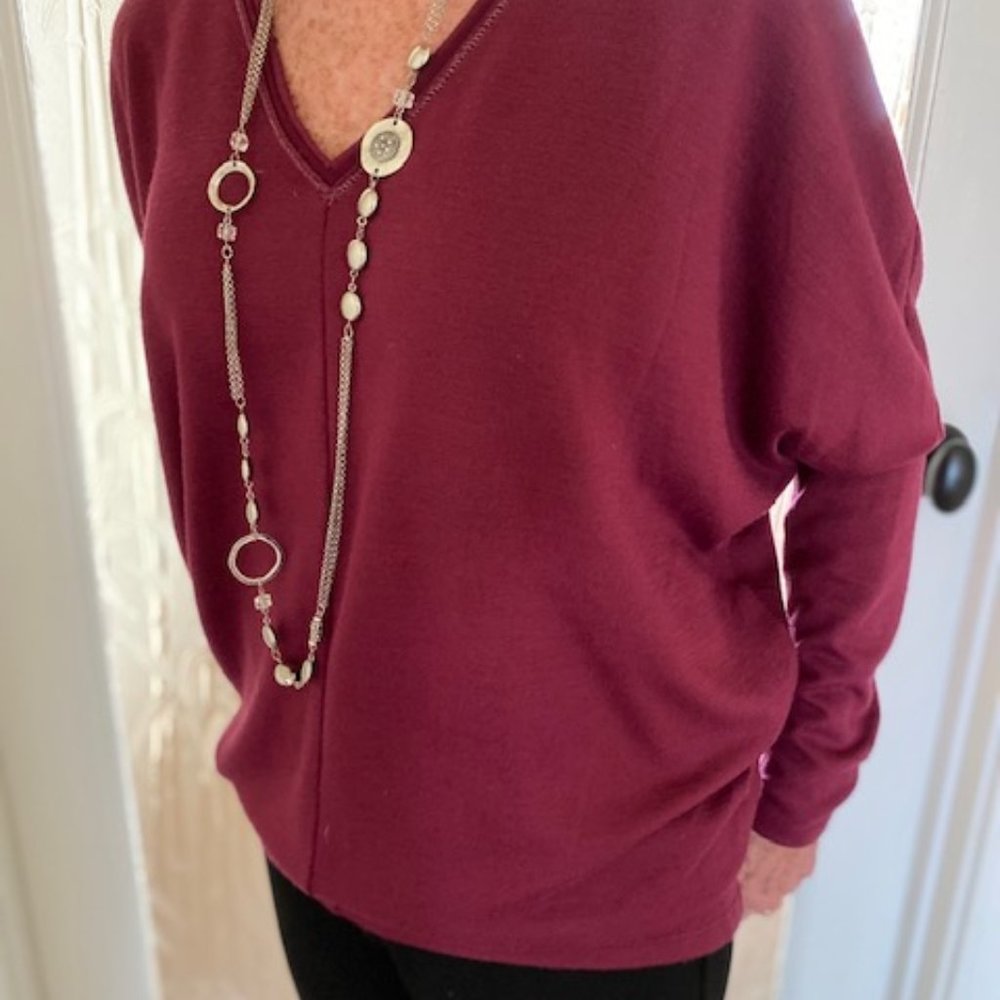 White House Black Market Dolman Sleeve Tunic